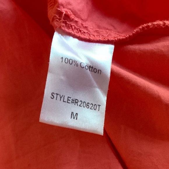 Tuckernuck Poplin Royal Shirt Dress Poppy Pink Quiet Luxury Dress Size Medium - Picture 10 of 12